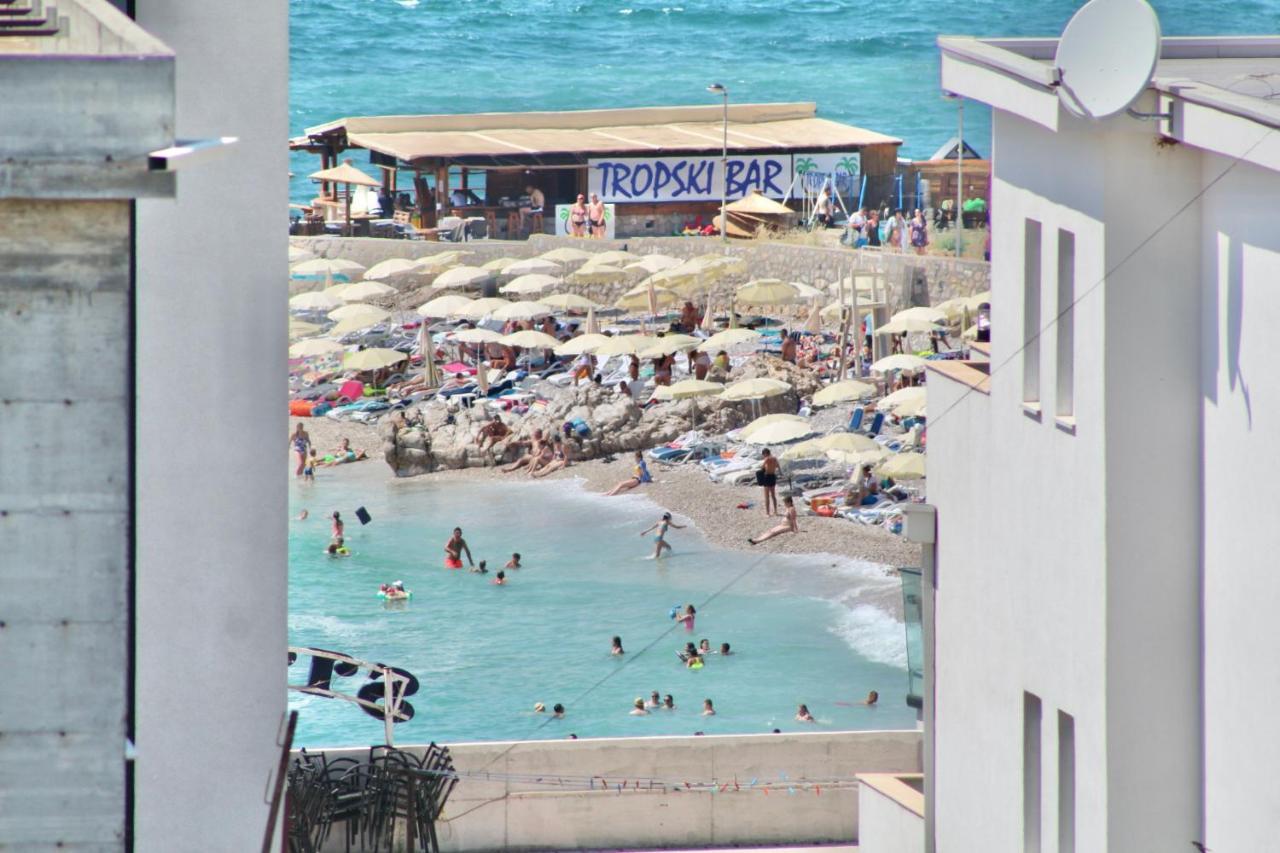1Bd Sea View Apts Veliki Pjesak "Hajrudin" Dobra Voda Bagian luar foto